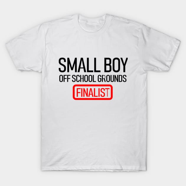 Small Boy Off School Grounds T-Shirt by Mr_Vader